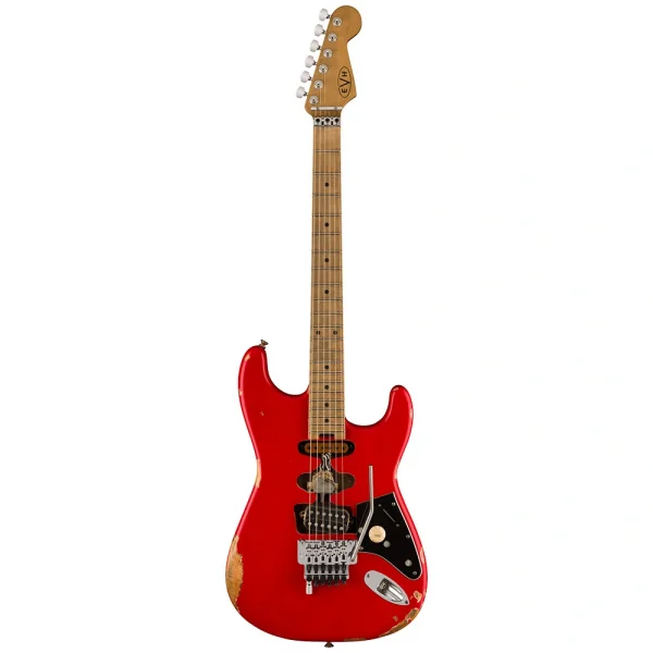 EVH Frankenstein Relic Akçaağaç Klavye Red Elektro Gitar