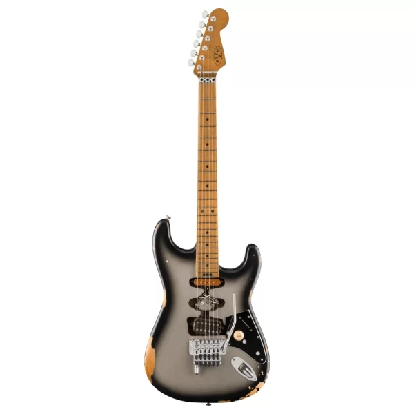 EVH Limited Edition Frankenstein Relic Akçaağaç Klavye Silverburst Elektro Gitar