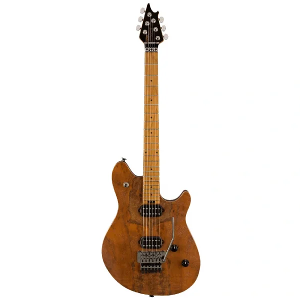 EVH Wolfgang WG Standard Exotic Black Walnut Baked Akçaağaç Klavye Natural Elektro Gitar