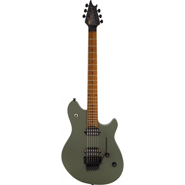 EVH Wolfgang WG Standard Fırınlanmış Akçaağaç Klavye Matte Army Drab Elektro Gitar