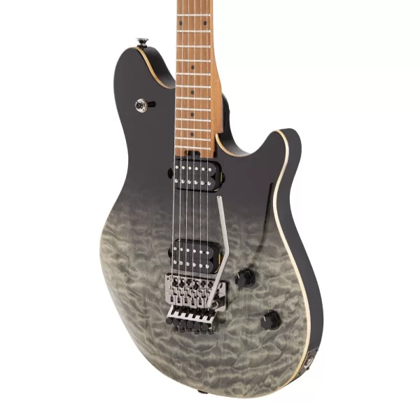 EVH Wolfgang WG Standard QM Baked Akçaağaç Klavye Black Fade Elektro Gitar