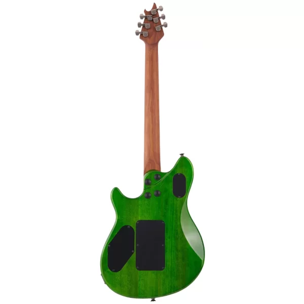 EVH Wolfgang WG Standard QM Baked Akçaağaç Klavye Transparent Green Elektro Gitar