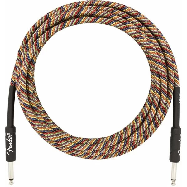 Fender 18.6 Festival Pure Hemp Rainbow Enstrüman Kablosu