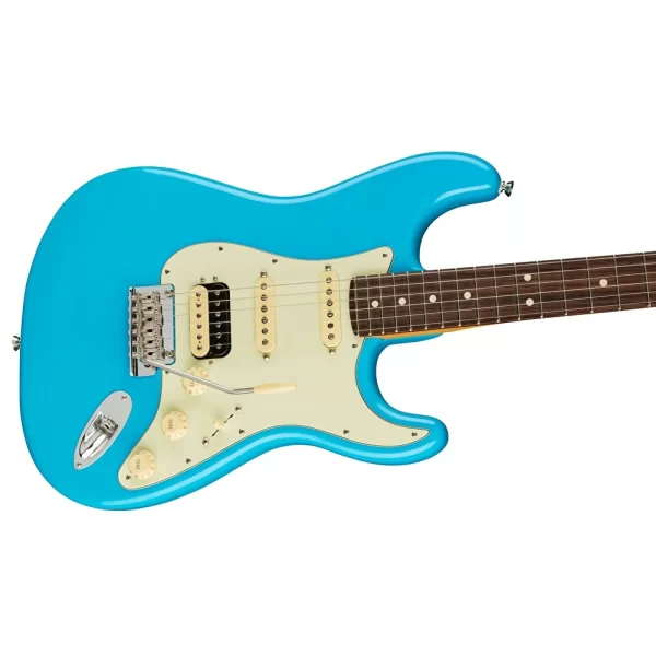 Fender American Professional II Stratocaster HSS Gülağacı Klavye Miami Blue Elektro Gitar