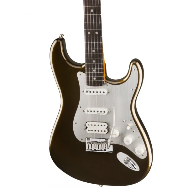 Fender American Ultra II Stratocaster HSS Abanoz Klavye Texas Tea Elektro Gitar