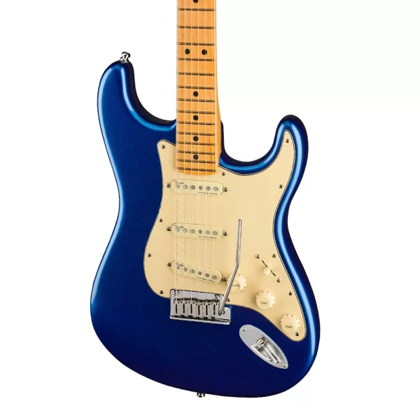Fender American Ultra Stratocaster Akçaağaç Klavye Cobra Blue Elektro Gitar