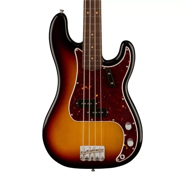 Fender American Vintage II 1960 Precision Bass Gülağacı Klavye 3-Color Sunburst Bas Gitar