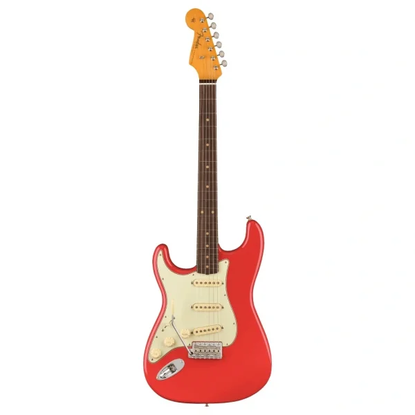 Fender American Vintage II 1961 Stratocaster Gülağacı Klavye Fiesta Red Solak Elektro Gitar
