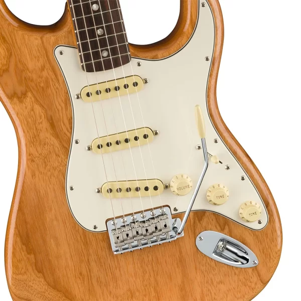 Fender American Vintage II 1973 Stratocaster Gülağacı Klavye Aged Natural Elektro Gitar