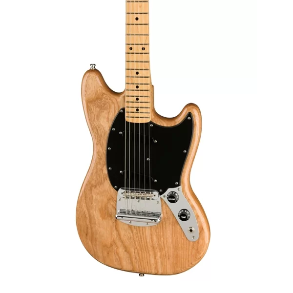 Fender Ben Gibbard Mustang Akçaağaç Klavye Natural Elektro Gitar