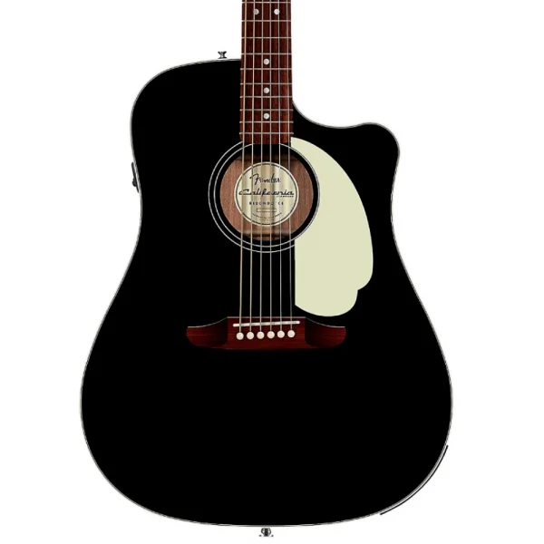 FENDER California Standard Redondo CE Siyah Elektro Akustik Gitar