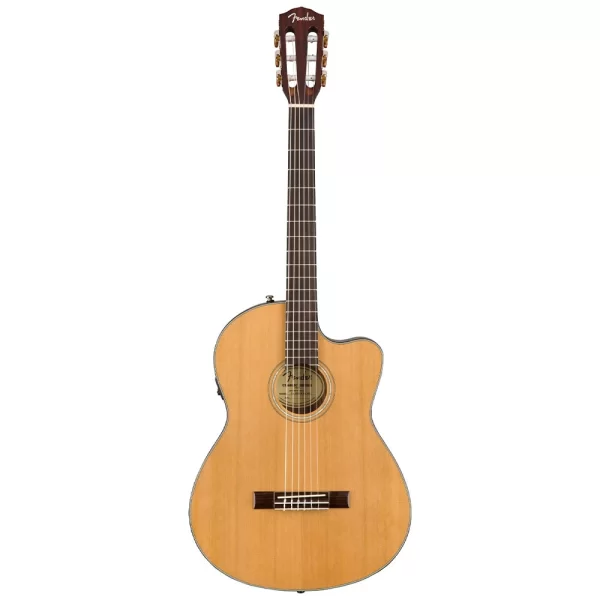 FENDER CN-140SCE İnce Kasa Ceviz Klavye Elektro Klasik Gitar
