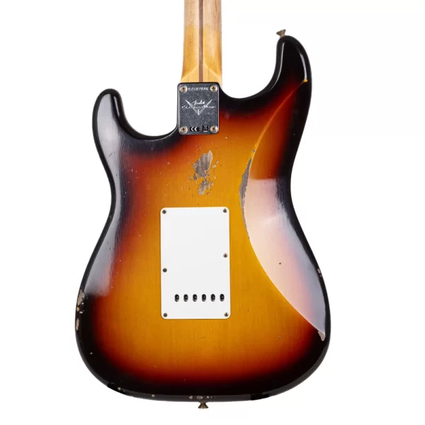 Fender Custom Shop 1958 Stratocaster Relic Akçaağaç Klavye Faded Aged Chocolate 3 Color Sunburst Elektro Gitar