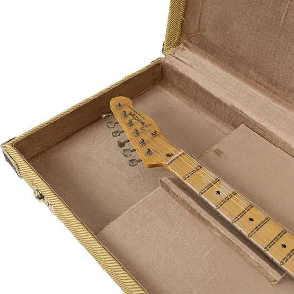 Fender Custom Shop 1959 Telecaster Relic Akçaağaç Klavye Aged Black Elektro Gitar