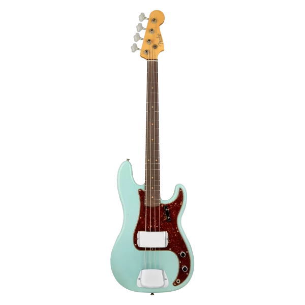Fender Custom Shop 1963 Precision Bass Journeyman Relic Aged Daphne Blue Bas Gitar
