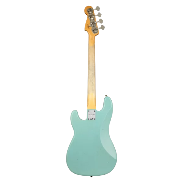 Fender Custom Shop 1963 Precision Bass Journeyman Relic Aged Daphne Blue Bas Gitar