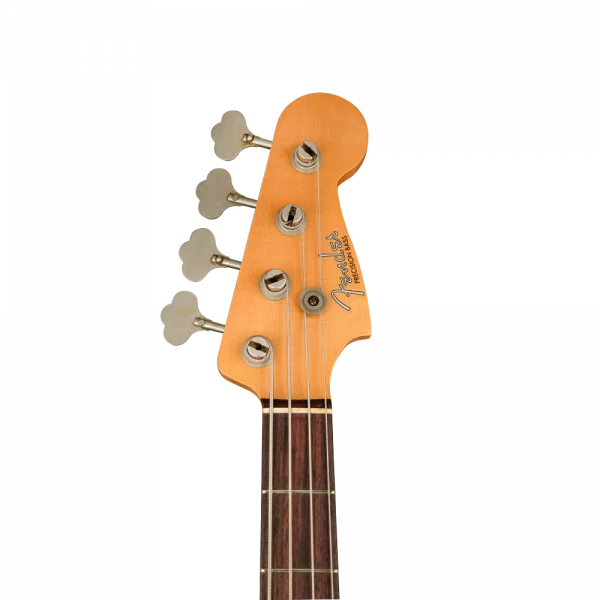 Fender Custom Shop 1963 Precision Bass Journeyman Relic Aged Olympic White Bas Gitar