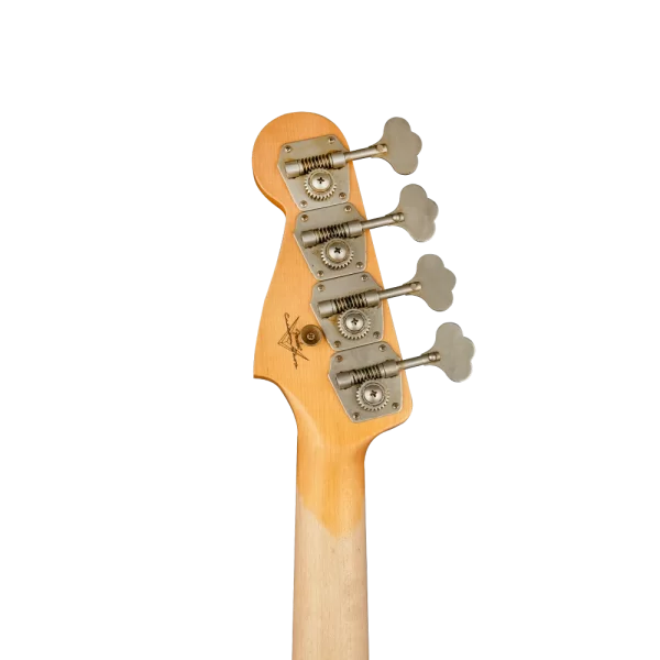 Fender Custom Shop 1963 Precision Bass Journeyman Relic Aged Olympic White Bas Gitar