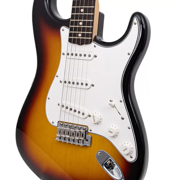 Fender Custom Shop 1963 Stratocaster NOS Gülağacı Klavye 3 Tone Sunburst Elektro Gitar