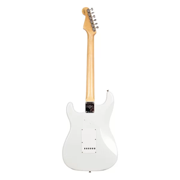 Fender Custom Shop 1964 Stratocaster Journeyman Relic Gülağacı Klavye Aged Olympic White Elektro Gitar