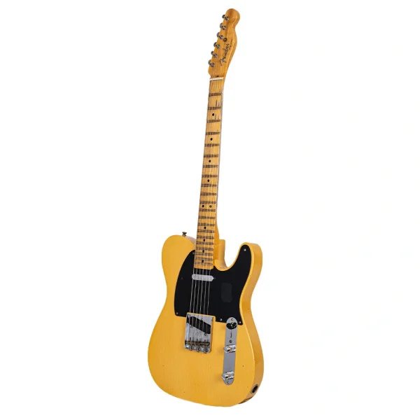 Fender Custom Shop B2 1952 Telecaster Journeyman Relic Aged Nocaster Blonde Elektro Gitar