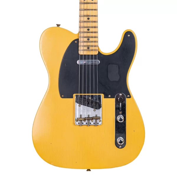 Fender Custom Shop B2 1952 Telecaster Journeyman Relic Aged Nocaster Blonde Elektro Gitar
