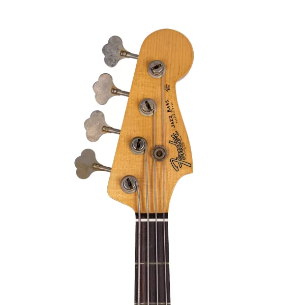 Fender Custom Shop Limited Edition 1964 Jazz Bass Journeyman Relic Aged Olympic White Bas Gitar