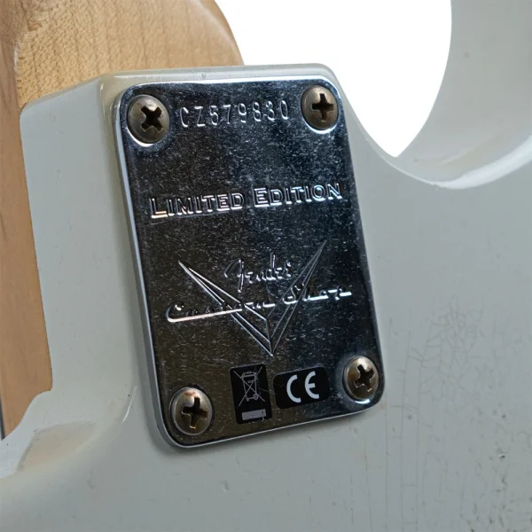 Fender Custom Shop Limited Edition 1967 Stratocaster HSS Relic Aged Olympic White Elektro Gitar