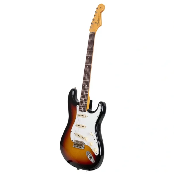 Fender Custom Shop Limited Edition L Series Fat 1964 Stratocaster Journeyman Relic 3 Ton Sunburst Elektro Gitar