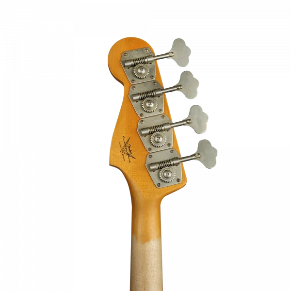 Fender Custom Shop S20 1964 Jazz Bass Journeyman Relic Gülağacı Klavye Super Faded Aged Sonic Blue Bas Gitar