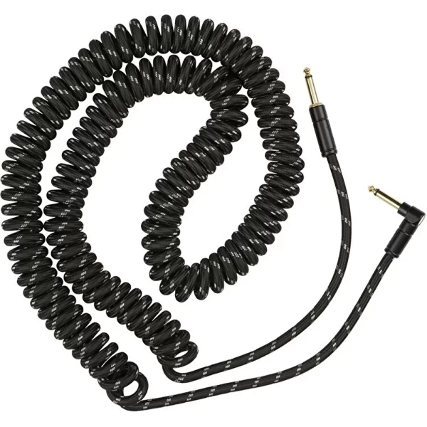 Fender Deluxe  9 Metre  Siyah Tweed Coil Kablo