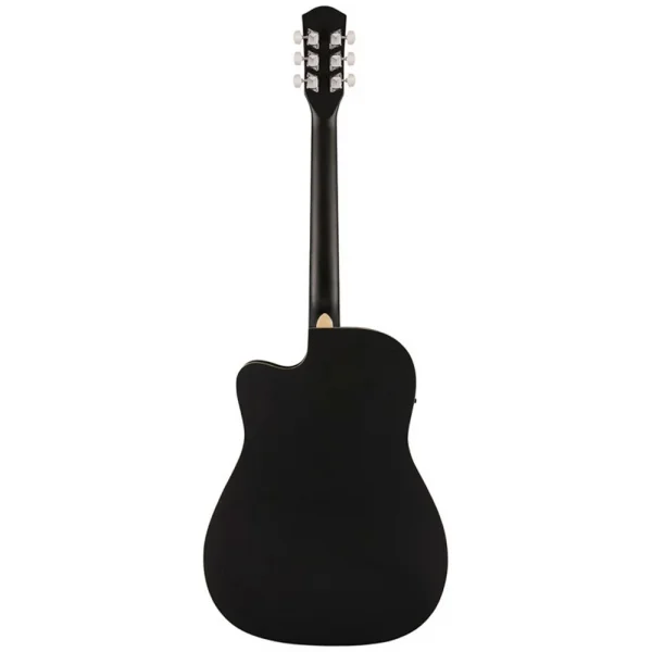 Fender FA-25CE Dreadnought Ceviz Klavye Siyah Elektro Akustik Gitar