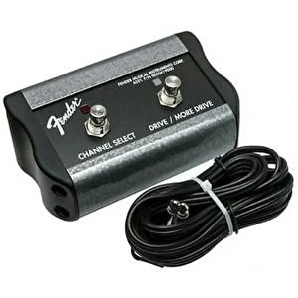Fender Footswitch 2 Button Channel/Boost (Drive/More Drive) 1/4 Connector Footswitches