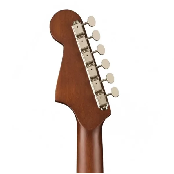 Fender FSR Malibu Player All Mahogany Ceviz Klavye Natural Elektro Akustik Gitar