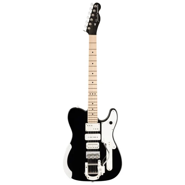 Fender Jack White Triplecaster Akçaağaç Klavye Siyah Elektro Gitar