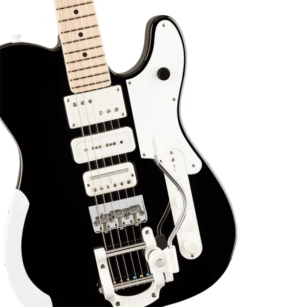 Fender Jack White Triplecaster Akçaağaç Klavye Siyah Elektro Gitar