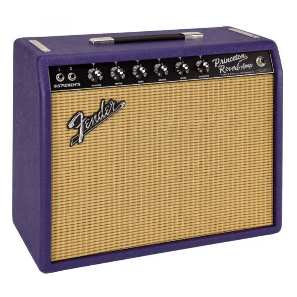FENDER Limited Edition 65 Princeton Reverb Celestion G12M Greenback Plum/Wheat Elektro Gitar Amfisi