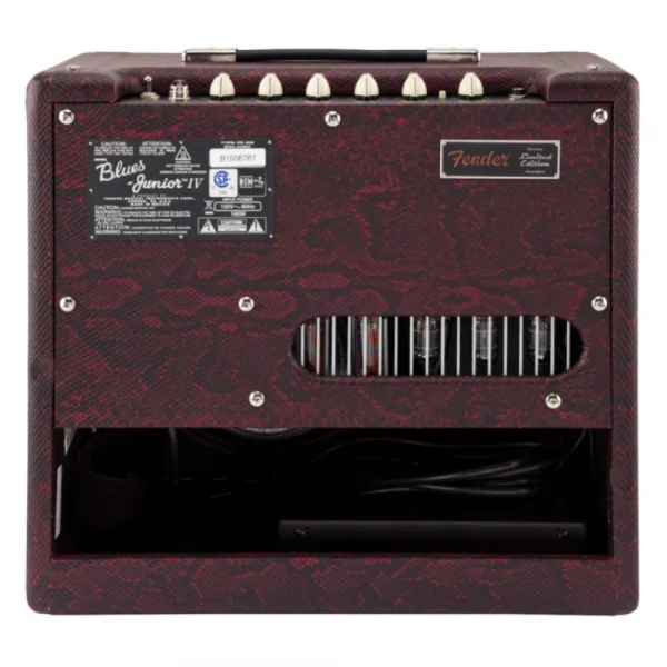 FENDER Limited Edition Blues Junior IV Red Snakeskin Texas Heat Elektro Gitar Amfisi
