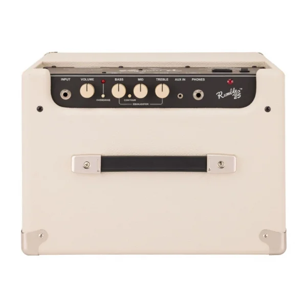 Fender Limited Edition Rumble 25 V3 Ivory Bas Gitar Amfisi UK