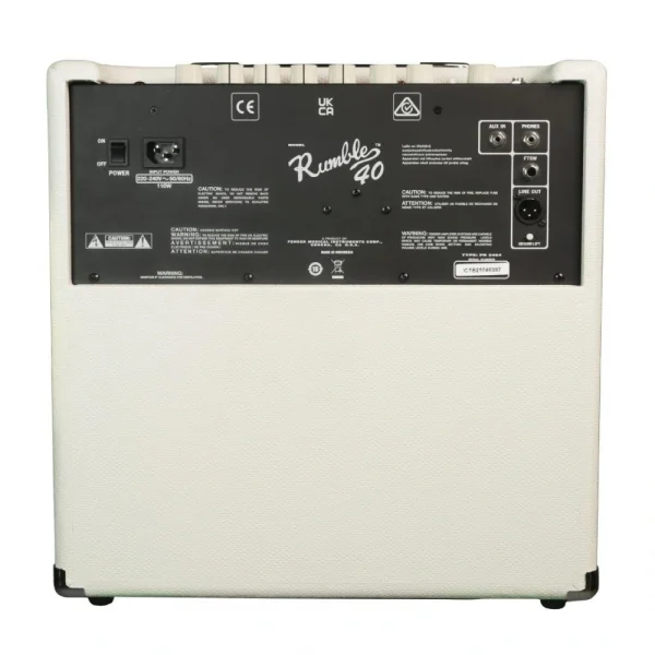 Fender Limited Edition Rumble 40 V3 Ivory Bas Gitar Amfisi
