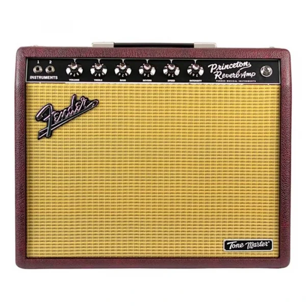 Fender Limited Edition Tone Master Princeton Reverb Wine Elektro Gitar Amfisi