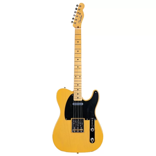 Fender Made in Japan LTD Traditional II Nocaster Akçaağaç Klavye CS 51 Nocaster PU Butterscotch Blonde w/Bag Elektro Gitar
