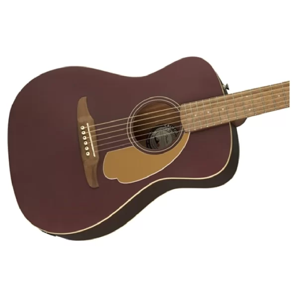 Fender Malibu Player Burgundy Satin Elektro Akustik Gitar