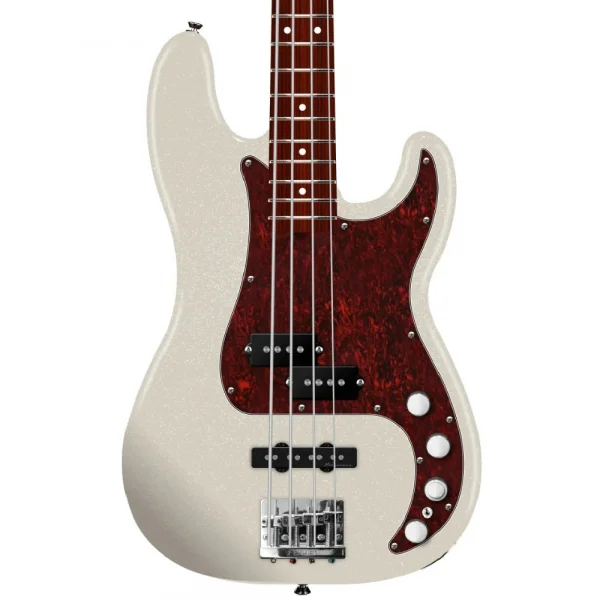 Fender Player II Modified Active Precision Bass Gülağacı Klavye Olympic Pearl Bas Gitar