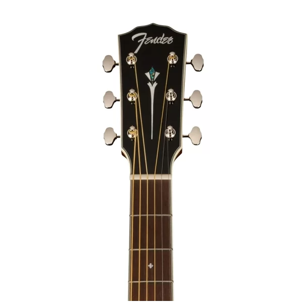 Fender PO-220E Paramount Orchestra Ovangkol Klavye Natural Elektro Akustik Gitar