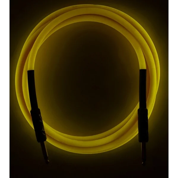 Fender Professional Glow in the Dark Cable 3 Metre Turuncu Kablo