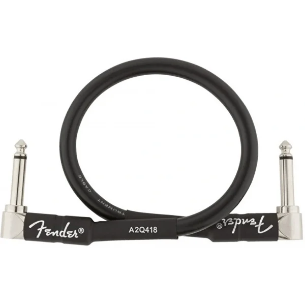 Fender Professional L Uç 30cm Siyah Enstrüman Kablo