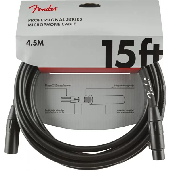 Fender Profesyonel 4.5 Metre Mikrofon Kablosu