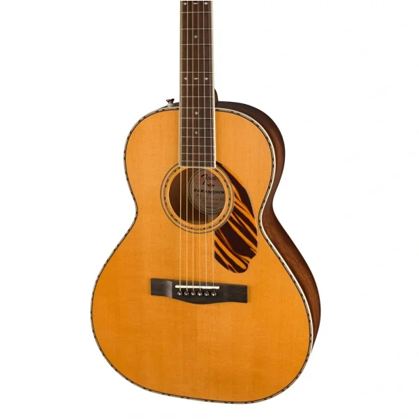 Fender PS-220E Paramount Parlor Ovangkol Klavye Natural Elektro Akustik Gitar