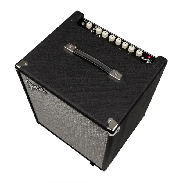 Fender Rumble 100 Siyah/Gümüş Bas Gitar Amfisi